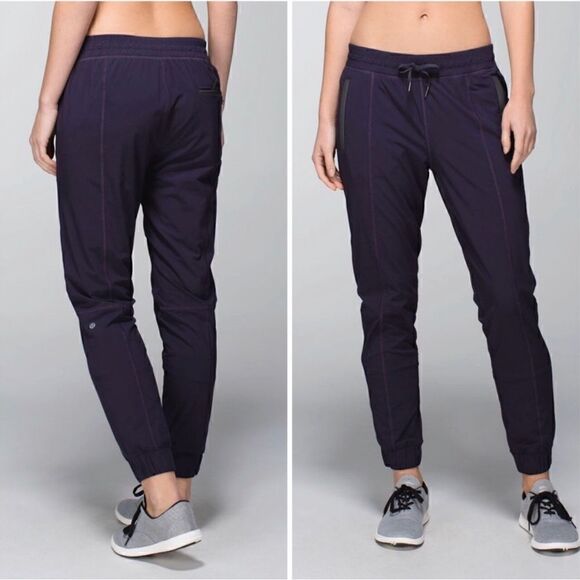 Lululemon track to reality jogger black grape size 2 - Picture 1 of 5